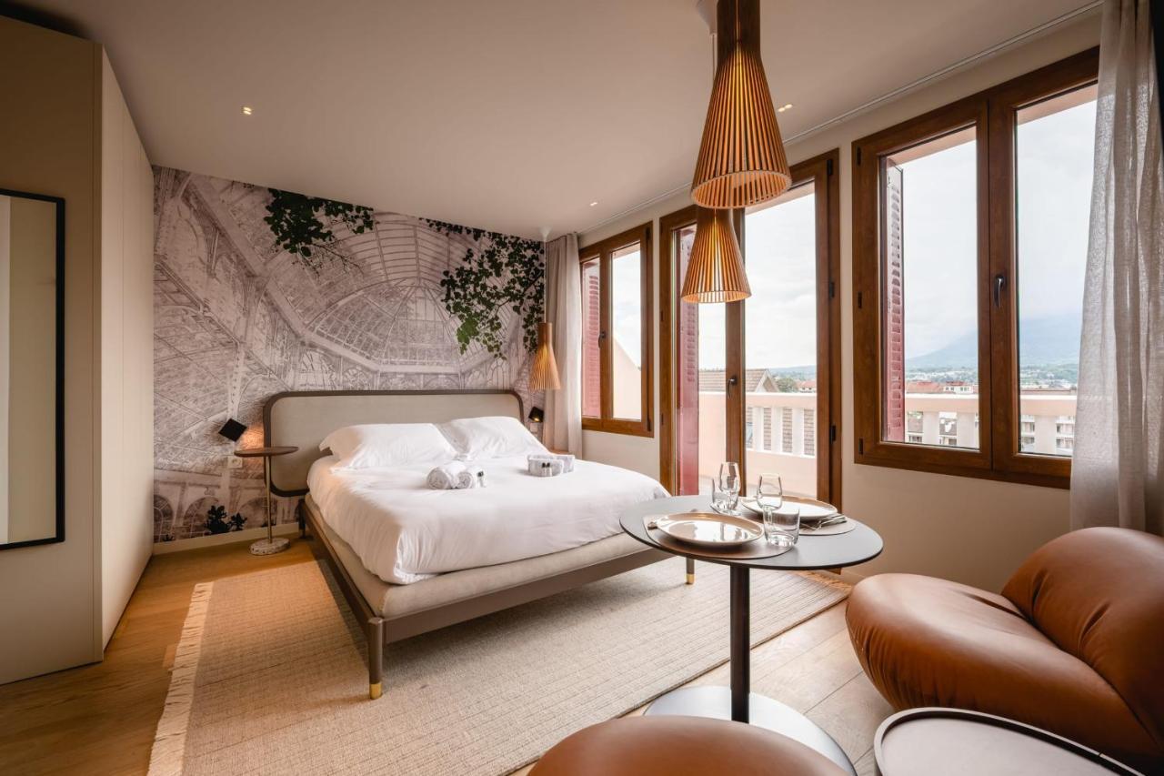 Le Nid Du Favre I - Charming Studio With Stunning Lake View Annecy Exterior photo