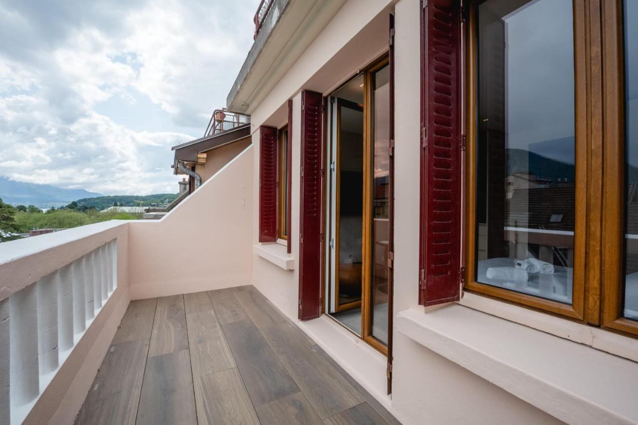 Le Nid Du Favre I - Charming Studio With Stunning Lake View Annecy Exterior photo